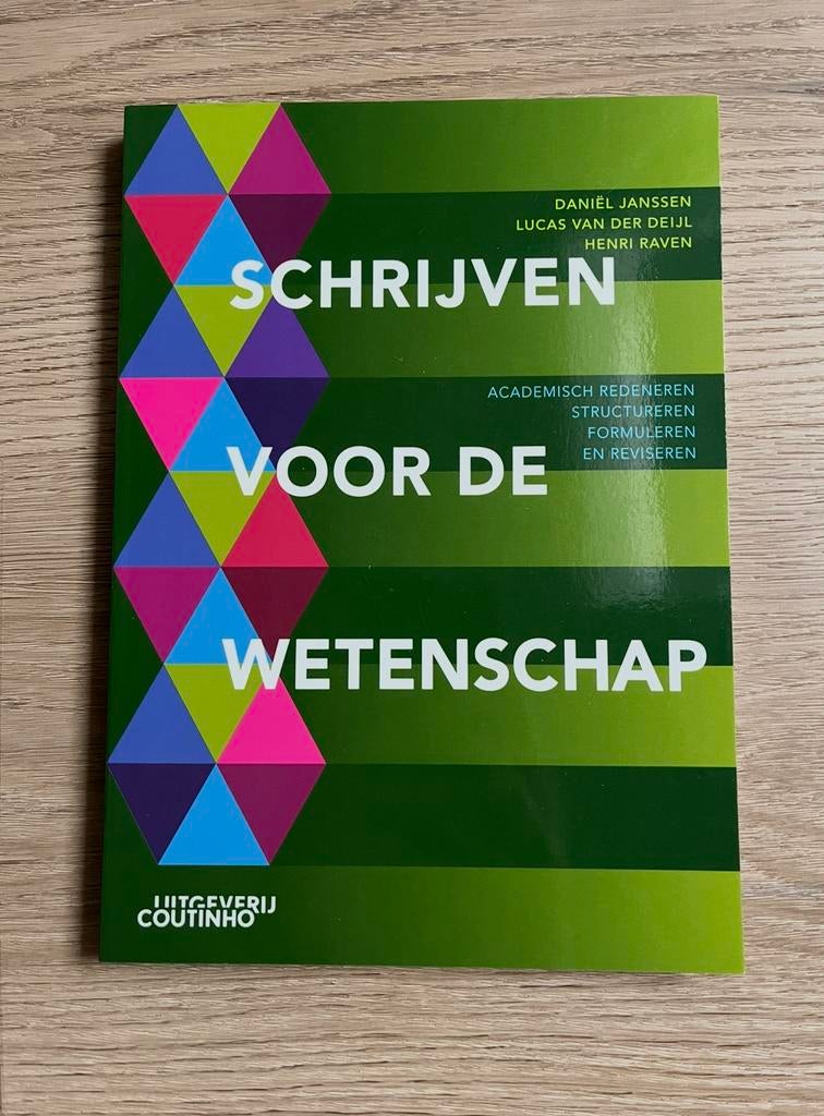 Schrijven voor de wetenschap, Ophalen of Verzenden, Nieuw, WO