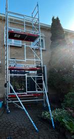 Steiger te huur - kamer steiger - rol steiger 7,5m werkhoogt, Doe-het-zelf en Verbouw, Steigers, Ophalen, Zo goed als nieuw, Rolsteiger of Kamersteiger