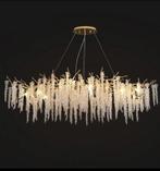 Hidayatie hanglampen, plafonneer of wandlamp in het goud new, Ophalen of Verzenden, Nieuw, Glas