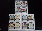 12x sticker Donald Duck stamboomposter 1995, Verzenden, Zo goed als nieuw, Strip of Tekenfilm