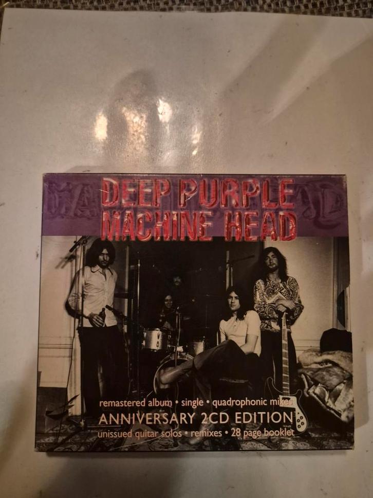Deep Purple - Machine head. Remastered 2cd. 1997, Cd's en Dvd's, Cd's | Hardrock en Metal, Gebruikt, Ophalen of Verzenden