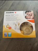 Medela Swing Maxi dubbele borstkolf + flesjes, Ophalen of Verzenden, Gebruikt, Borstkolf