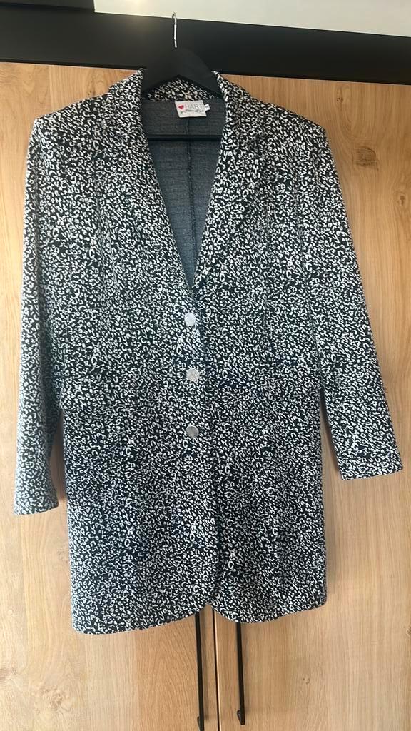 Helena hart xl blazer lang, Kleding | Dames, Jasjes, Kostuums en Pakken, Zo goed als nieuw, Maat 42/44 (L), Wit, Ophalen of Verzenden