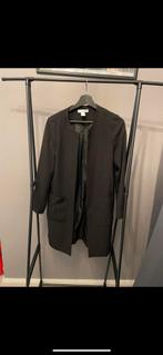 Nieuwe lange dames blazer bijna gratis, Maat 38/40 (M), H&M, Zwart, Nieuw