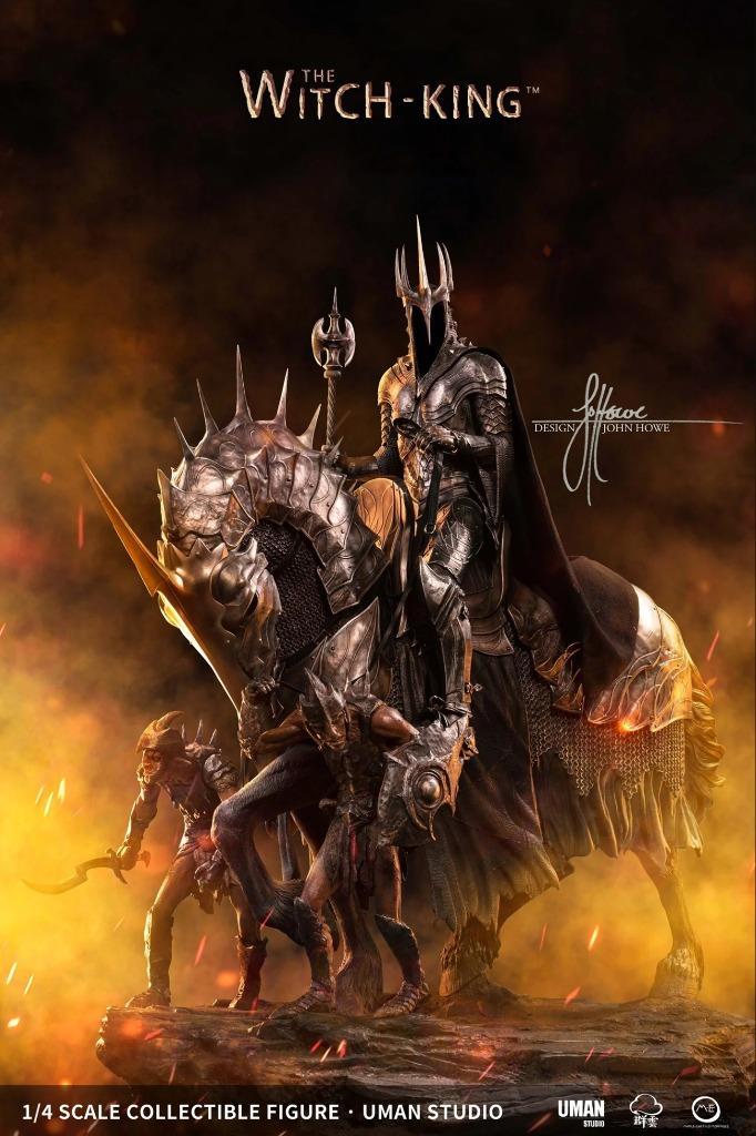 Uman studio the lord of the rings witch king, Verzamelen, Lord of the Rings, Zo goed als nieuw, Overige typen, Ophalen of Verzenden
