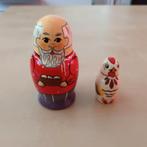 Matroesjka Set (2), opa met kip, eieren - Matrushka, Verzamelen, Poppetjes en Figuurtjes, Ophalen of Verzenden, Zo goed als nieuw