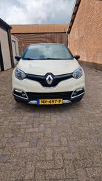 Renault Captur 1.2 TCE 120 EDC 2015 Wit, Auto's, Euro 6, 4 cilinders, Leder en Stof, Wit