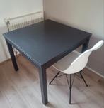 Ikea eettafel - uitschuifbaar - zwart - 90/170 cm, Huis en Inrichting, Ophalen, Gebruikt, 50 tot 100 cm, 150 tot 200 cm