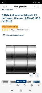 Zwart mat jaloezieën, Huis en Inrichting, Ophalen, Zo goed als nieuw, Zwart, 50 tot 100 cm