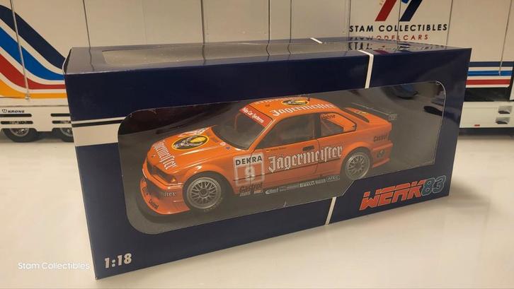 Werk83 BMW E36 325i Coupe Jägermeister DTM - 1993, Hobby en Vrije tijd, Modelauto's | 1:18, Nieuw, Auto, Overige merken, Ophalen of Verzenden