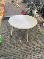 Vintage Tuin/Camping Tafel - Demontabel, Tuin en Terras, Ophalen, Gebruikt, Rond, Overige materialen