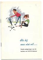 Sachs raadgevingen brochure bromfiets (011v), Ophalen of Verzenden, Zo goed als nieuw