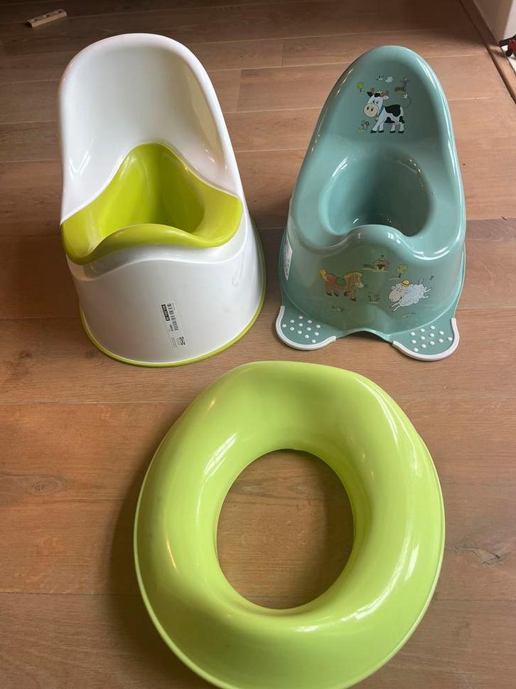 Set potjes + verkleinbril – IKEA & Bol, Kinderen en Baby's, Badjes en Verzorging, Zo goed als nieuw, Overige typen, Overige merken