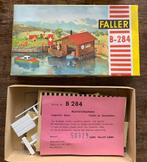 Faller B-284 Boothuis, origineel in doos, Hobby en Vrije tijd, Modeltreinen | H0, Ophalen of Verzenden, Nieuw, Brug, Tunnel of Gebouw