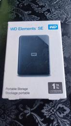 WD Elements SE Portable Externe Harde Schijf 1TB, Ophalen of Verzenden, Laptop, Zo goed als nieuw, Western Digital (WD)
