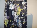 Oska rok in bloemen print mooie kleuren elastische band40/42, Maat 38/40 (M), Verzenden, Zwart, Gedragen