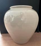 Prachtige Ecri vaas in uitstekende staat!, Overige kleuren, Aardewerk of Porselein, Ophalen of Verzenden, Zo goed als nieuw