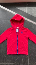 Abercrombie kids rode vest met blauwe details, Gebruikt, Jongen of Meisje, Trui of Vest, Abercrombie & Fitch