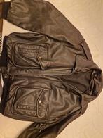 Leren Jack Maat L - Vintage Look, Ophalen of Verzenden, Gedragen, Maat 52/54 (L), Zwart