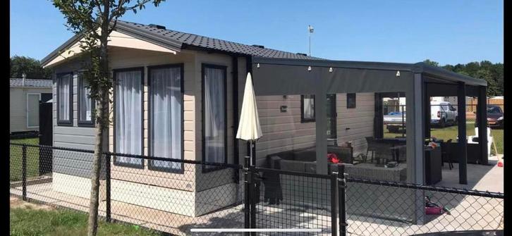 Te huur chalet / stacaravan op de leistert lastminute € 725, Caravans en Kamperen, Verhuur