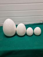 -beeld eieren keramiek 3x, Verzamelen, Beelden en Beeldjes, Ophalen of Verzenden