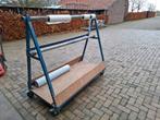 Kar tbv verpakkingsrollen, Doe-het-zelf en Verbouw, Transportwagens, 100 liter of meer, Ophalen, Zo goed als nieuw, Transportkar