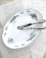 Oude ovale schaal Boch la Louviére “Duchesse”, Antiek en Kunst, Ophalen of Verzenden