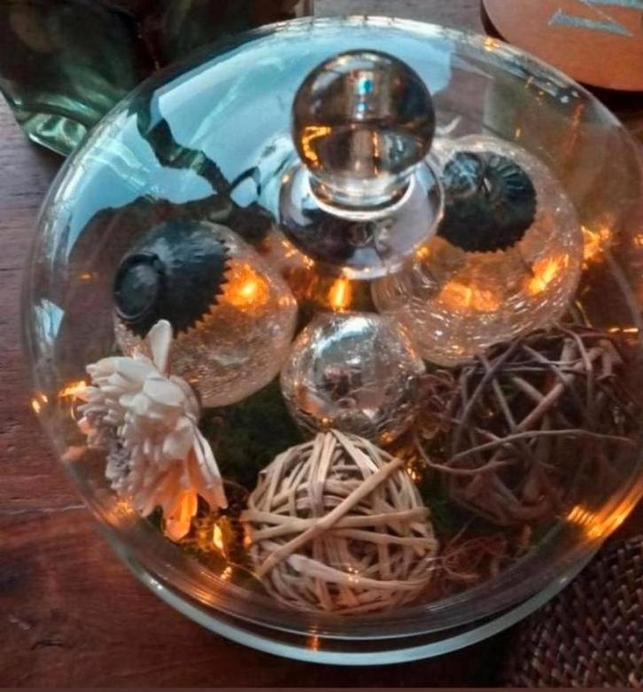 Kerstballen van glas! Zeer mooie decoratie, Diversen, Kerst, Gebruikt, Ophalen of Verzenden