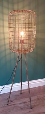 Moderne vloerlamp tripod messing - Barir, Huis en Inrichting, Ophalen, Zo goed als nieuw, 150 tot 200 cm