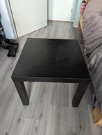 Ikea lack tafeltje zwartbruin, Huis en Inrichting, Tafels | Bijzettafels, 55 tot 75 cm, Gebruikt, 45 tot 60 cm, Hout
