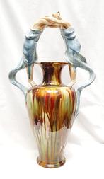 Grote Art Nouveau siervaas - H. 70 cm! - Bernard Bloch., Antiek en Kunst, Antiek | Keramiek en Aardewerk, Ophalen of Verzenden