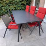 6 Tuinstoelen hartman aruba, standenstoelen stapelbaar, Ophalen, Zo goed als nieuw, Aluminium