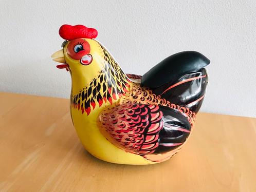Oude metalen kip, Antiek en Kunst, Antiek | Speelgoed, Verzenden
