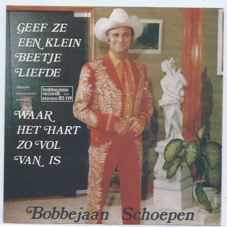 Bobbejaan Schoepen- Geef ze een klein beetje Liefde, Cd's en Dvd's, Vinyl | Nederlandstalig, Zo goed als nieuw, Levenslied of Smartlap