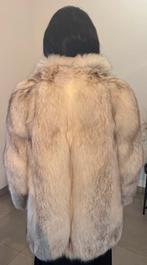Prachtige Vintage Zilvervos Bontjas - Maat M, Ophalen of Verzenden, Zo goed als nieuw, Maat 38/40 (M), Beige