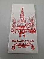Tegeltje 400 jaar Waag Alkmaar, Ophalen of Verzenden, Zo goed als nieuw, Kwartet(ten)