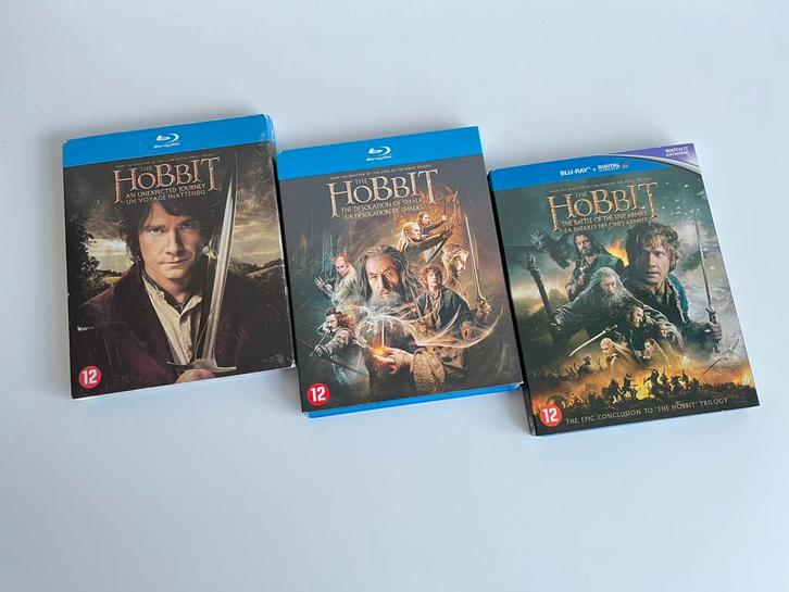 Blu Ray The Hobbit Trilogy compleet, Cd's en Dvd's, Blu-ray, Zo goed als nieuw, Science Fiction en Fantasy, Ophalen of Verzenden