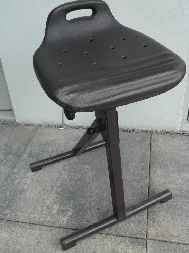 Score werkstoel zit/sta hulp sta-stoel ergonomische stoel, Huis en Inrichting, Stoelen, Zo goed als nieuw, Eén, Kunststof, Metaal