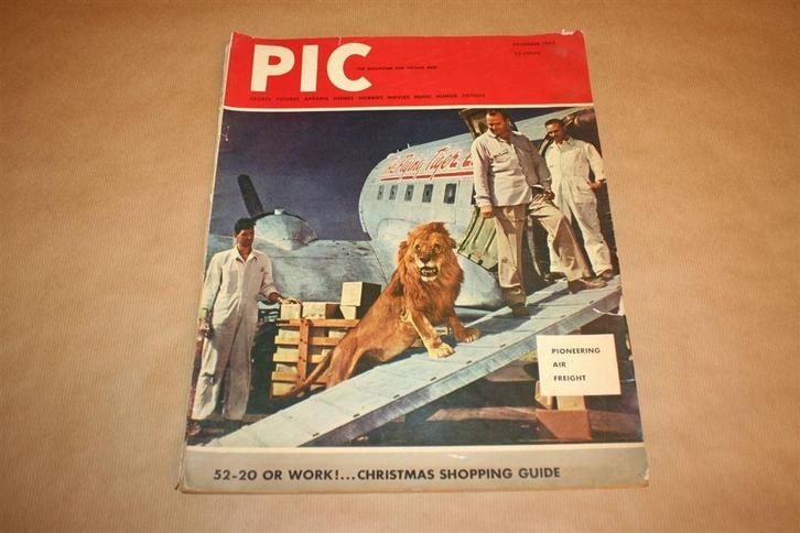 Vintage magazine - PIC Magazine for young men - 1946 !!, Verzamelen, Tijdschriften, Kranten en Knipsels, Tijdschrift, 1940 tot 1960