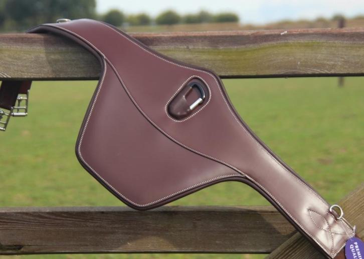 Profi-Rider Leren Springsingel / Flapsingel Bruin 130+135cm, Dieren en Toebehoren, Paarden en Pony's | Hoofdstellen en Tuigage