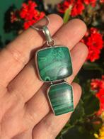 Malachiet Edelsteenketting Handgemaakt Natuursteen, Nieuw, Ophalen of Verzenden, Steen of Mineraal, Met edelsteen