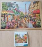 ZGAN LEGPUZZEL " bloemen in Parijs"Clementoni" 1000st7050cm, Ophalen of Verzenden, 500 t/m 1500 stukjes, Zo goed als nieuw, Legpuzzel
