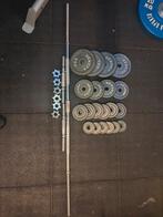 50 kg Halterset met Opbergkoffer, Sport en Fitness, Fitnessmaterialen, Ophalen, Benen, Gebruikt, .