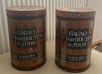 Oude Cacao van Houten Weesp Blikken, Verzamelen, Blikken, Ophalen of Verzenden, Gebruikt, Overige, Overige merken