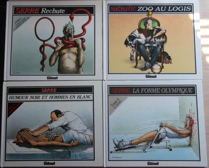 Claude Serre 4 boeken prachtige cartoons, humor 5*****, Boeken, Humor, Zo goed als nieuw, Cartoons, Ophalen of Verzenden