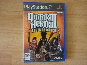 PS2 Guitar Hero III Legends of Rock , Playstation 2 Game beschikbaar voor biedingen