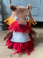 Fabeltjeskrant handpop pluche Willem Bever, Ophalen of Verzenden, Zo goed als nieuw, Actiefiguur of Pop