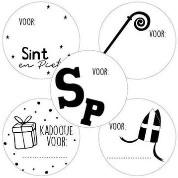 ♡ Sinterklaas Stickers/Kadootje voor/per 5 beschikbaar voor biedingen