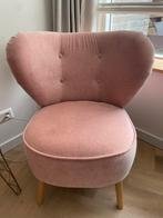 Roze Velours Stoel van IKEA, Huis en Inrichting, Stoelen, Ophalen, Gebruikt, Overige kleuren, Eén
