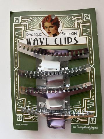 20 vintage wave clips - vintage hairstyle beschikbaar voor biedingen